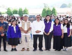 Bupati Taput Buka Baksos Kesehatan Gigi, Tegaskan Komitmen Cegah Stunting demi Generasi Emas 2045
