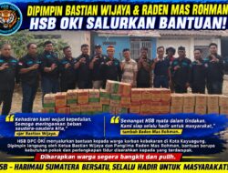 Harimau Sumatera Bersatu Peduli, HSB DPC OKI Salurkan Bantuan Korban  Kebakaran Dikota Kayuagung