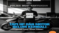Selama 120 Hari Di Rampas Tanpa BuktiI! Rendi Platini Bebas Demi Hukum Motor Diklaim Sudah Serah Ke Kejari Tanpa Bukti, HP Dijanjikan Dikembalikan Tapi Hilang Janji!