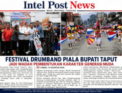 ‎Festival Drumband Piala Bupati Taput Jadi Wadah Pembentukan Karakter Generasi Muda