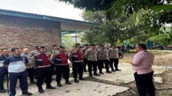 Polres Labuhanbatu Laksanakan Kegiatan Kemanusiaan, Bersihkan Lokasi Pasca Kebakaran
