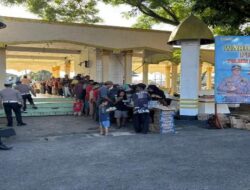 Warung Polri Presisi Polres Labuhanbatu Minggu ke-21, Hadirkan 350 Porsi Makanan Untuk Masyarakat