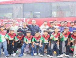 ‎Bupati Tapanuli Utara Lepas 52 Kontingen U-13 dan U-15 ke Ajang Piala Soeratin di Sibolga