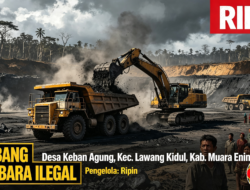 Tambang Batubara Ileggal Beroperasi Bebas Di Muara Enim, Bos Di Sebut Ripin Berdomisili DI Muara Enim, Mengapa Di Biarkan?