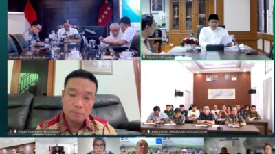 Bupati Humbahas Bersama Ketua DEN Rapat Peresmian TSTH2