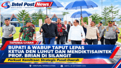 Bupati dan Wabup Taput Lepas Ketua DEN Luhut Serta Mendiktisaintek Prof. Brian di Silangit: Perkuat Kemitraan Strategis Pusat-Daerah