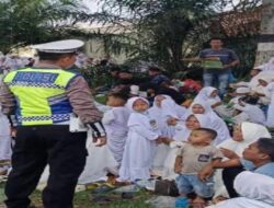 Polisi Bersama Masyarakat, Satlantas Polres Simalungun Edukasi Warga di Nagori Senio, Galakkan Gerakan SAHATA LANTAS