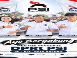Lerman Saragih, Ketua PSI Raya Kahean, Buka Rekrutmen Pengurus PSI Tingkat Nagori