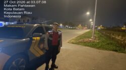 Respons Cepat Layana Polisi 110 Personel Polsek Batu Aji Cek Lokasi Dugaan Keributan di Taman Makam Pahlawan